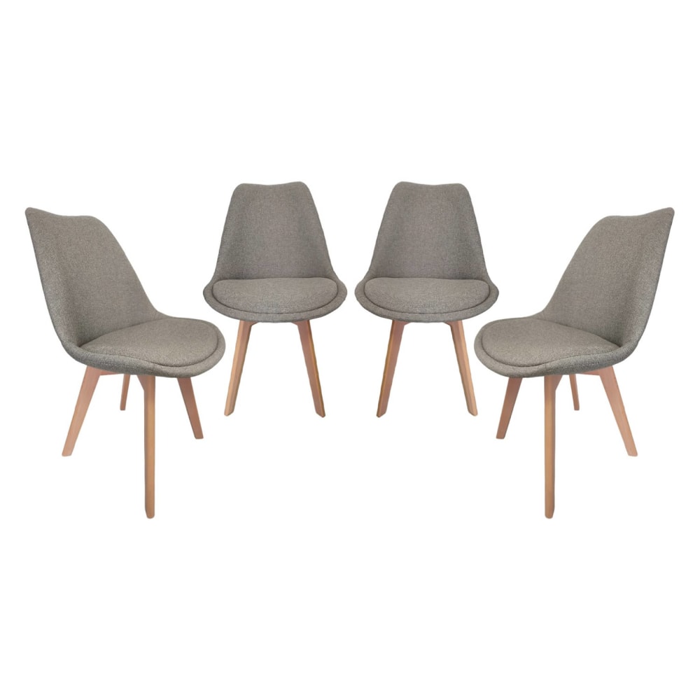 Lot de 4 chaises scandinaves