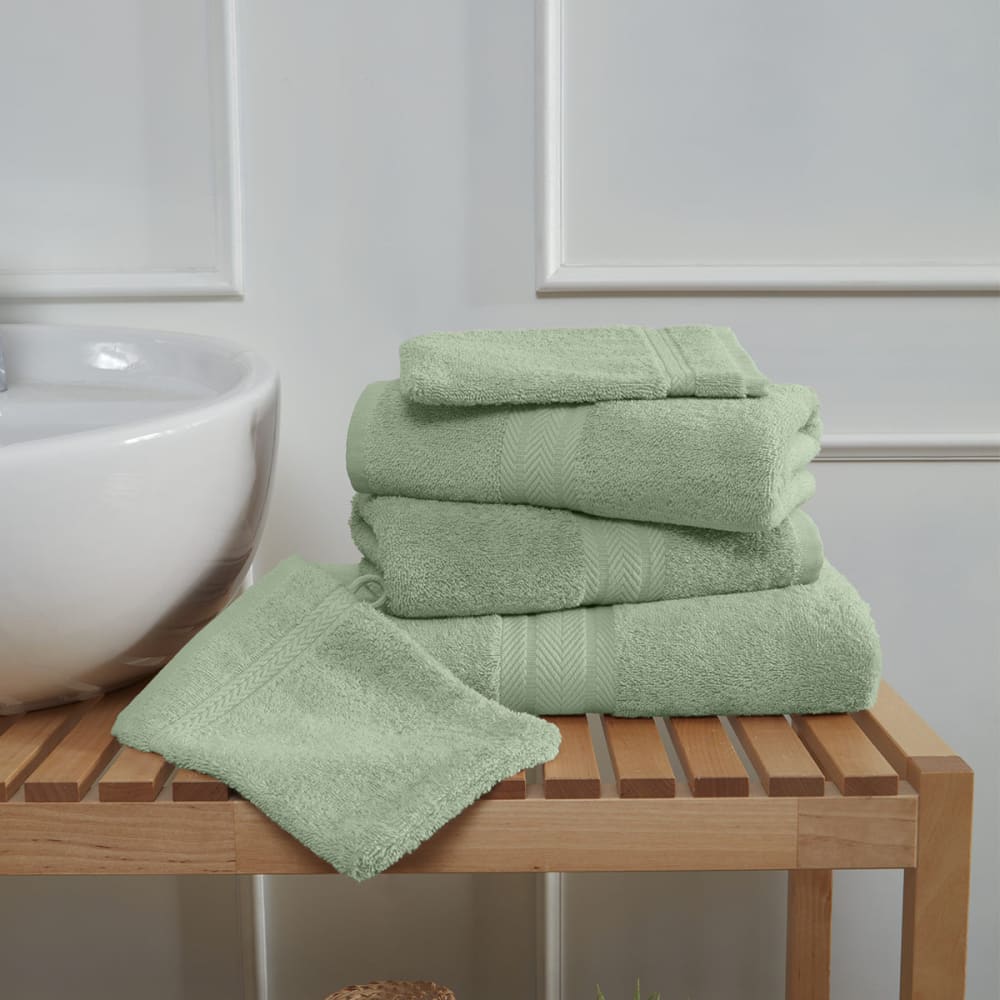 Eensemble de bain avec tapis 6 pièces sauge — vue 4