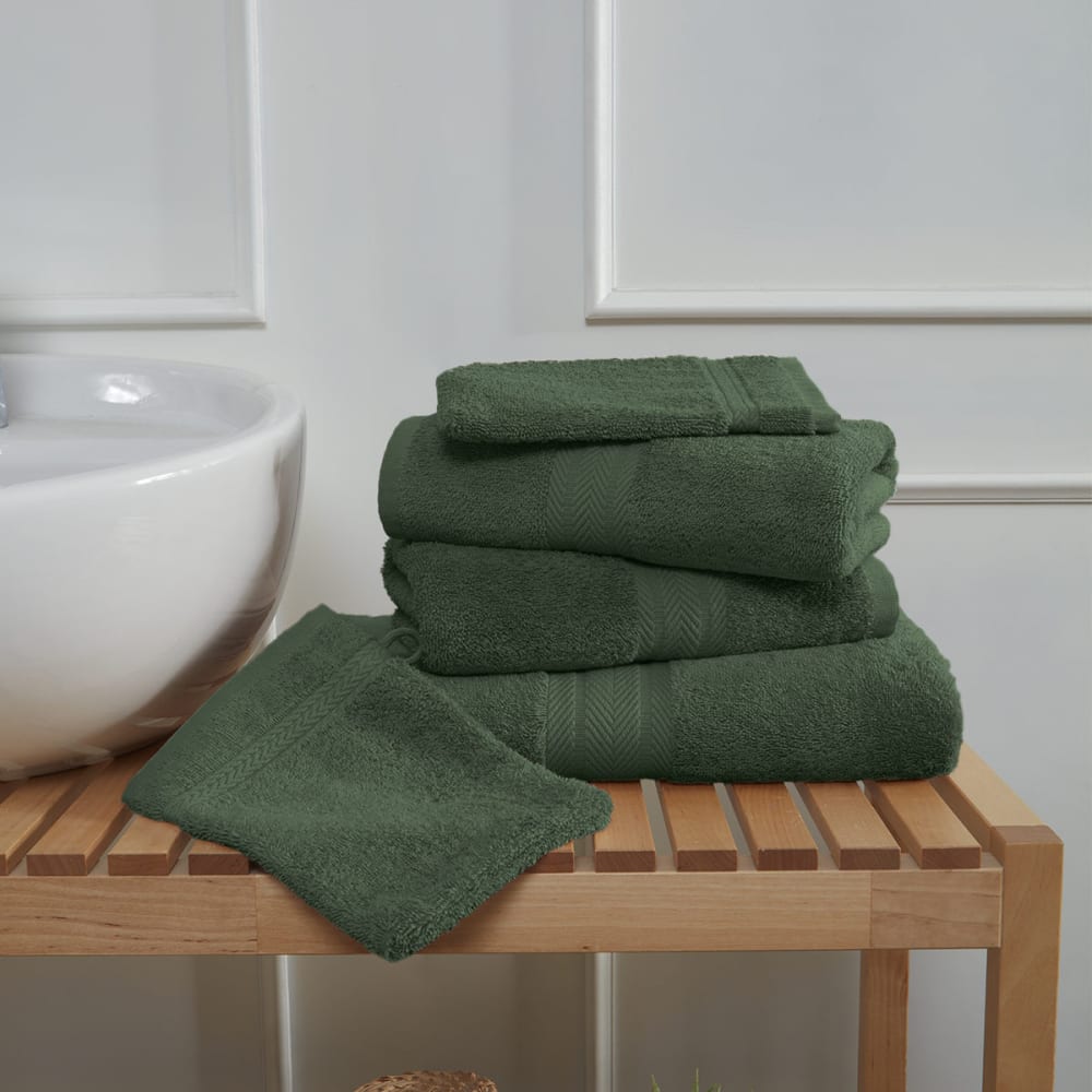 Eensemble de bain avec tapis 6 pièces eucalyptus — vue 4