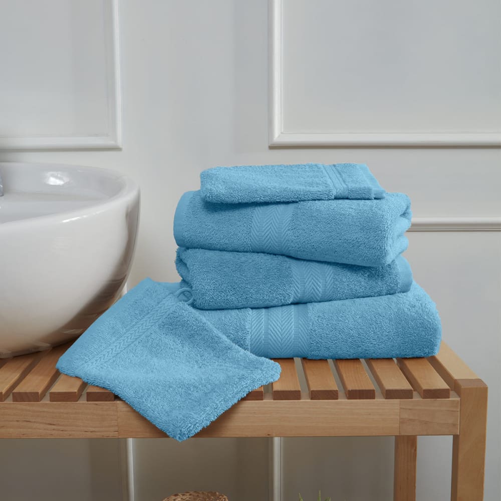 Eensemble de bain avec tapis 6 pièces cobalt — vue 4