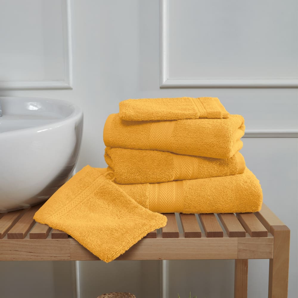 Eensemble de bain avec tapis 6 pièces caramel — vue 4