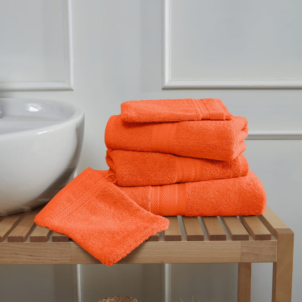 Eensemble de bain avec tapis 6 pièces corail — vue 4
