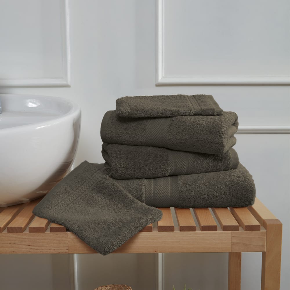 Eensemble de bain avec tapis 6 pièces noisette — vue 4