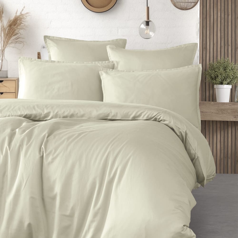 Housse de couette satin coton-tencel 200 fils ficelle 140x200 cm — vue 3