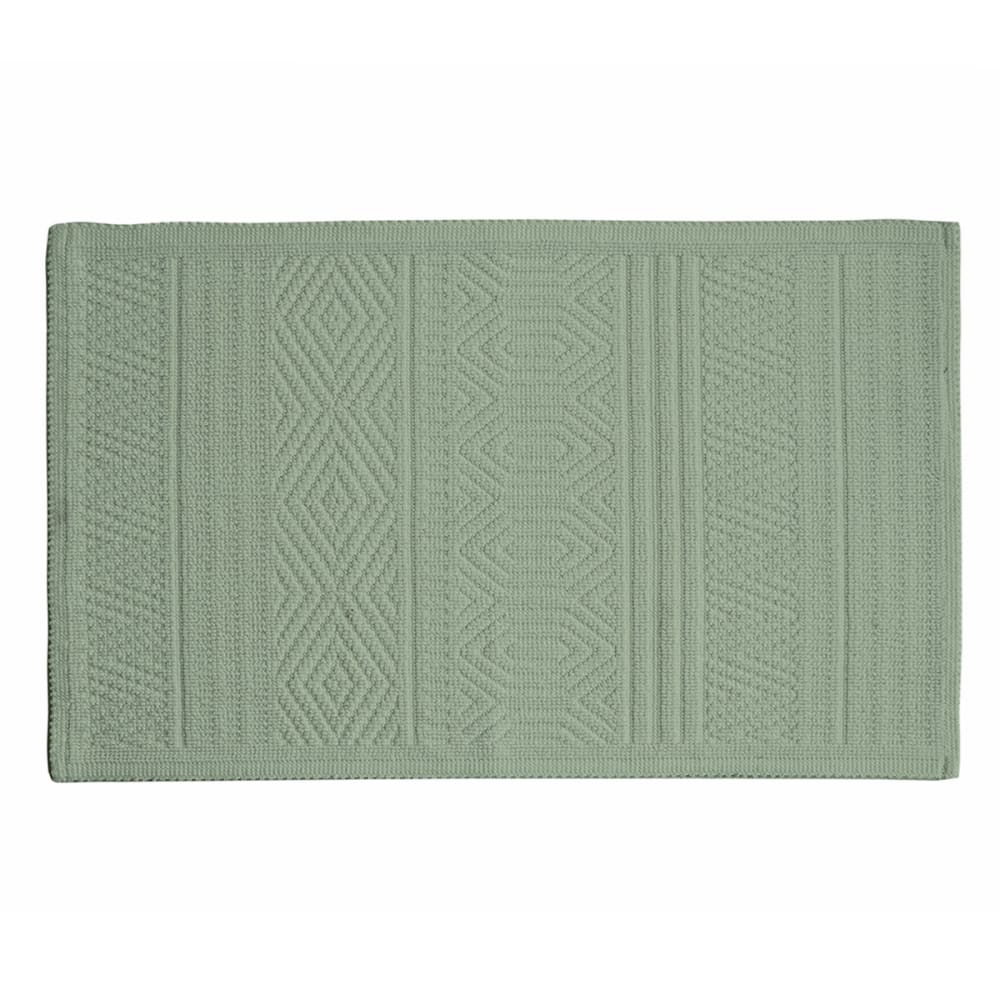 Tapis de bain et descente de lit 1500 g/m² sauge 50x80 cm