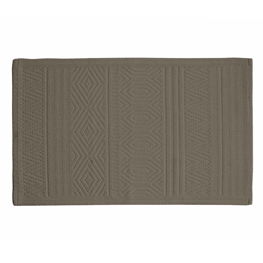 Tapis de bain et descente de lit 1500 g/m² noisette 60x100 cm