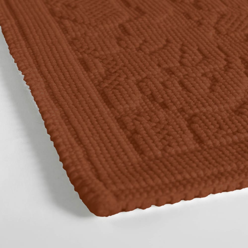 Tapis de bain et descente de lit 1500 g/m² auburn 70x120 cm — vue 4