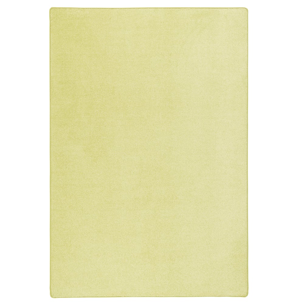Tapis en velours uni - citron