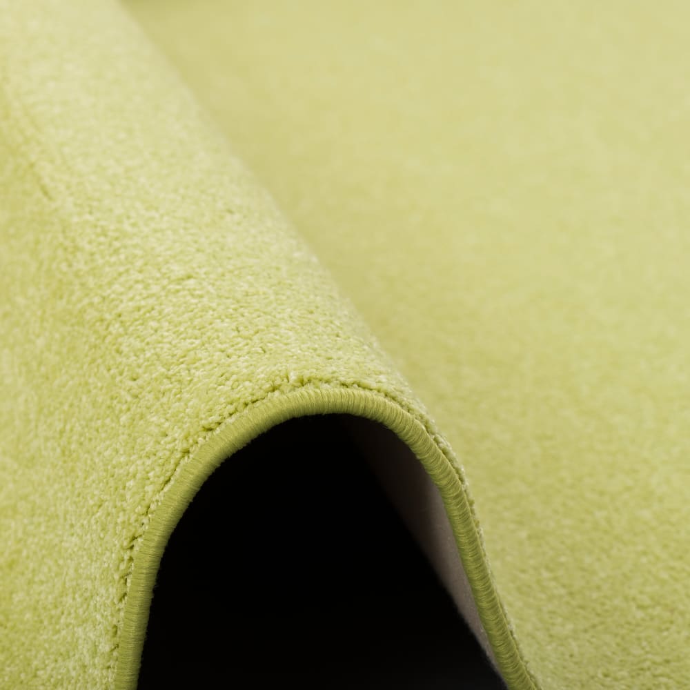 Tapis en velours uni vert citron 200x300 cm — vue 4
