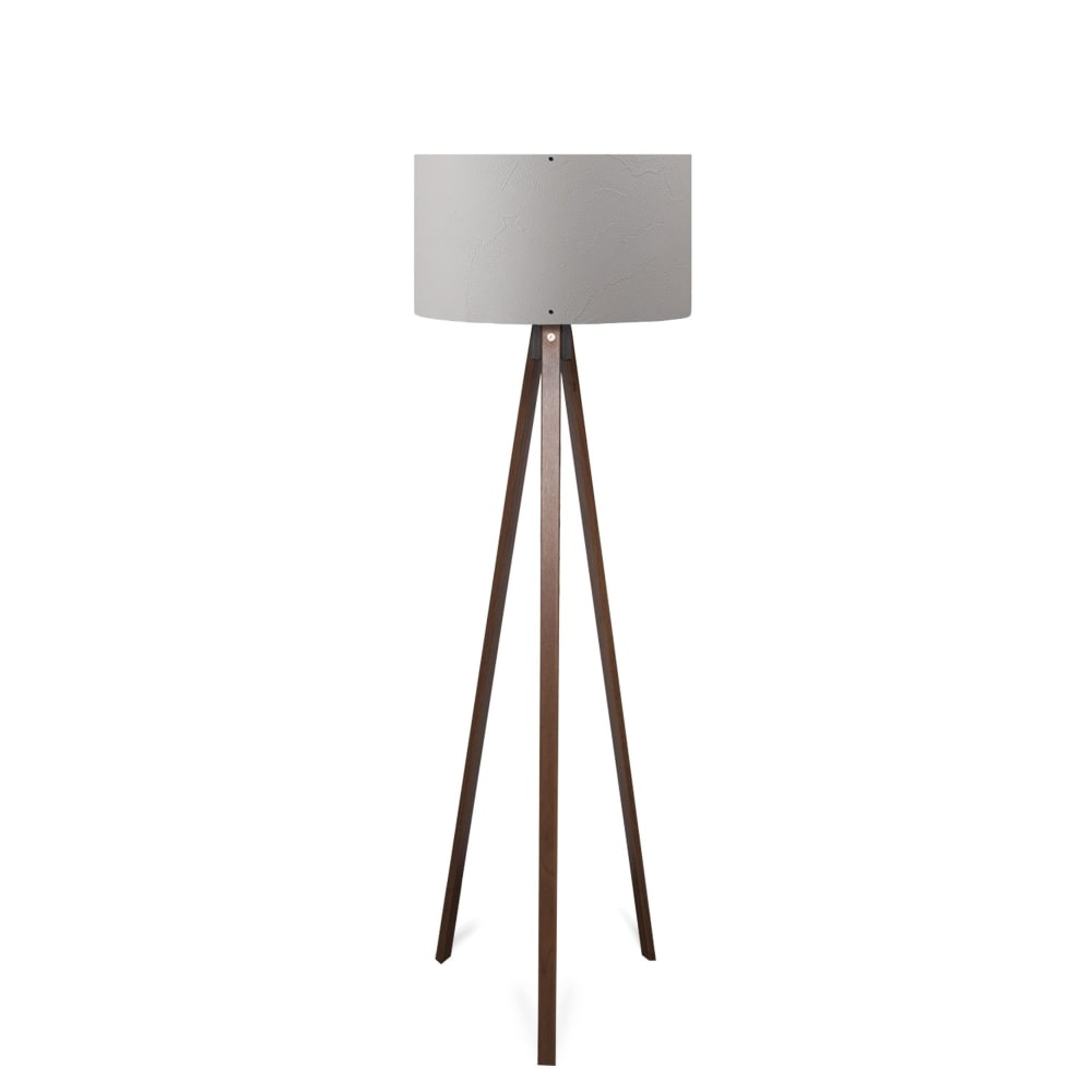 lampara de pie de mdf gris o38 cm
