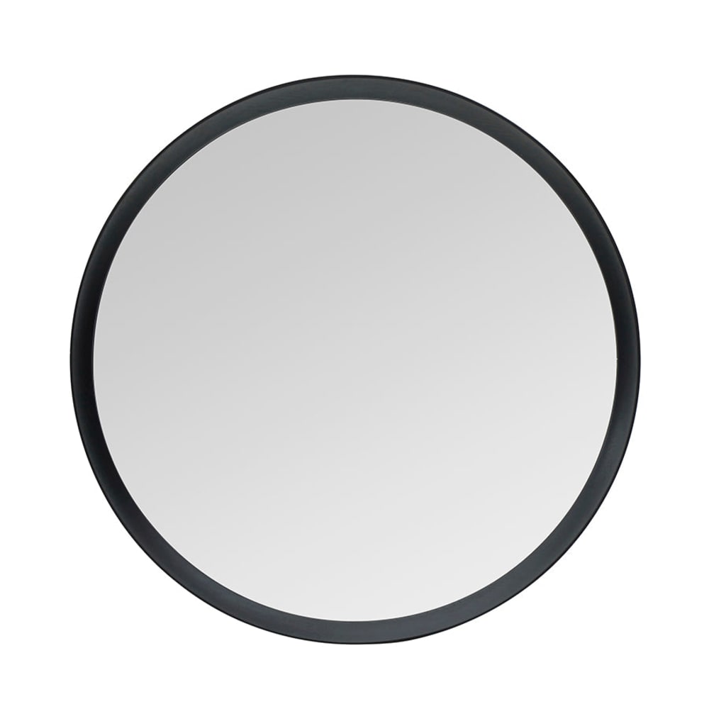 Miroir décoratif en bois de chêne noir H80