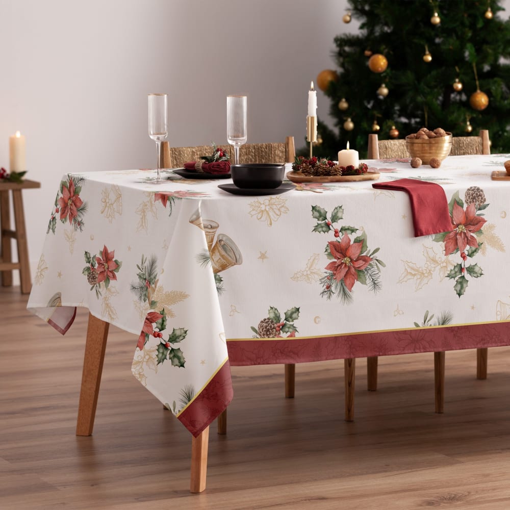 Weihnachtstischdecke aus Baumwolle 155x400 cm - Maisons Du Monde