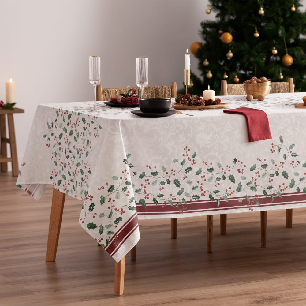 Weihnachtstischdecke aus Baumwolle 155x350 cm - Maisons Du Monde