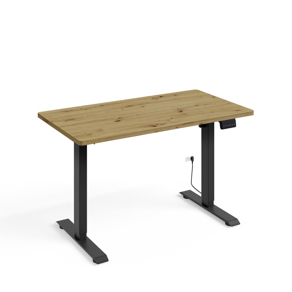 Bureau électrique 120 cm panneaux stratifiés marron Bureau électrique 120 cm panneaux stratifiés marron