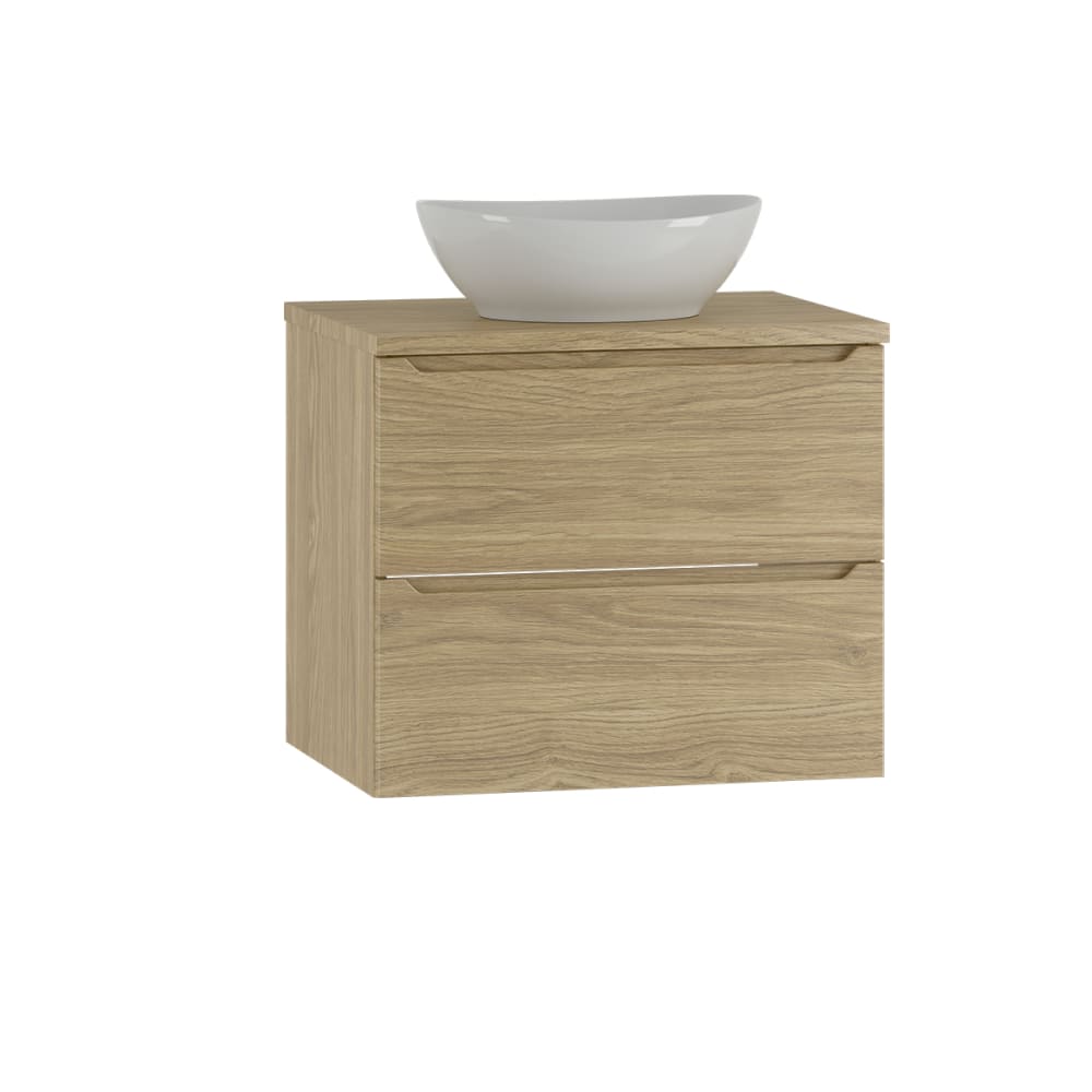 Meuble vasque stratifiés beige