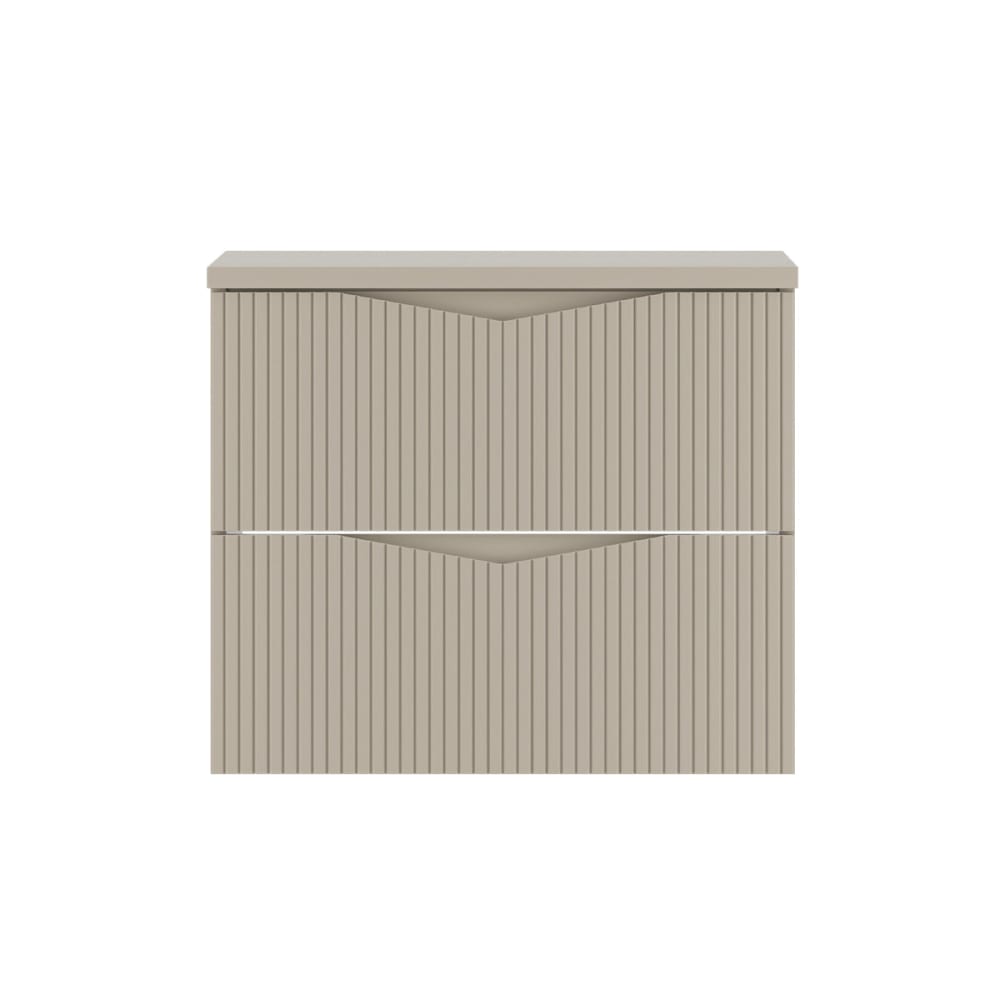 Waschtischunterschrank 60cm Waschtisch Melamin Kaschmir - Maisons