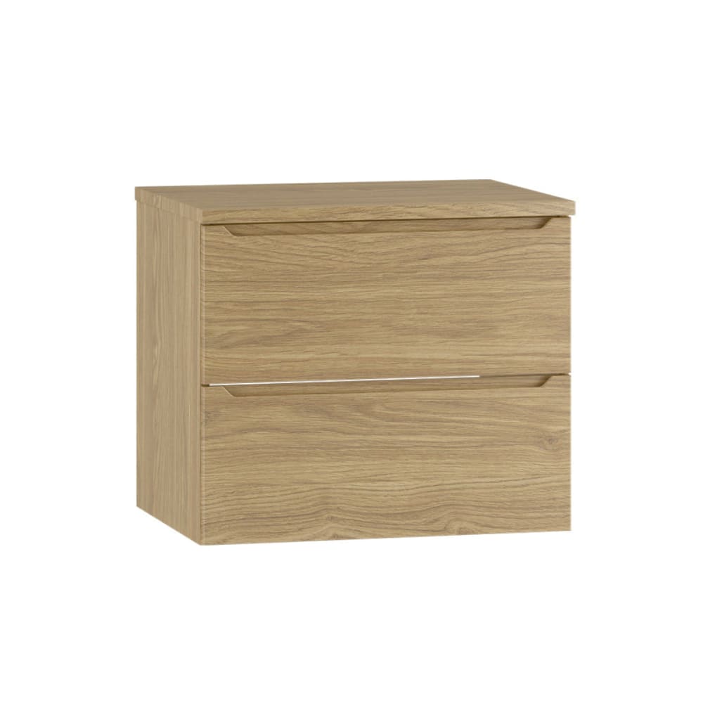 Petits meubles Waschbeckenunterschrank 60cm Melamin Holz Braun Spanplatte
