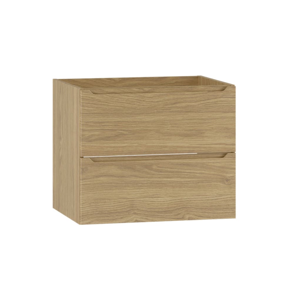 Petits meubles Waschtischunterschrank 60cm Melamin Holz Braun Spanplatte