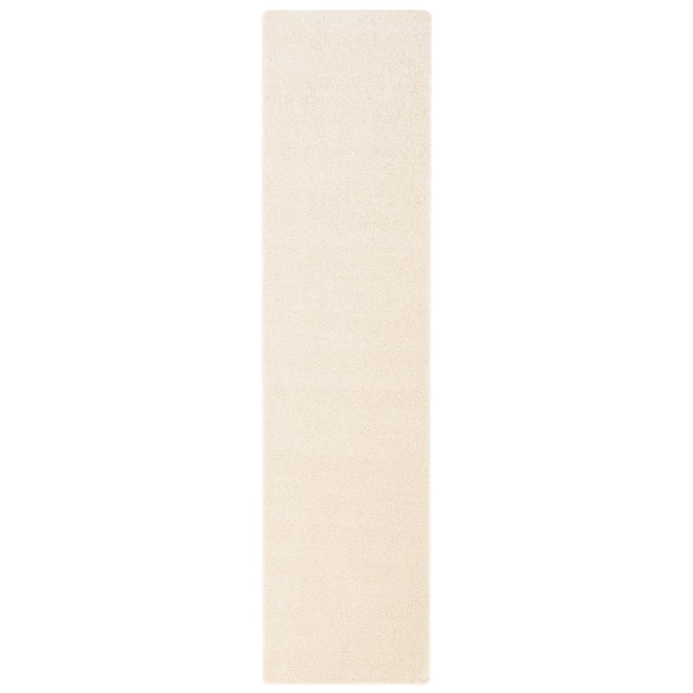 Tapis couloir uni crème 80x320 cm