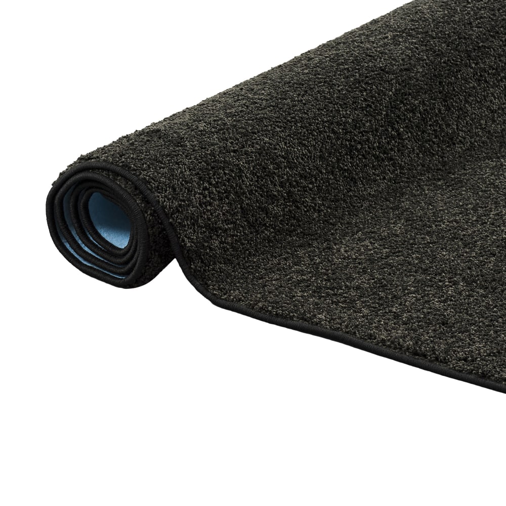 Tapis couloir uni noir 100x200 cm — vue 4