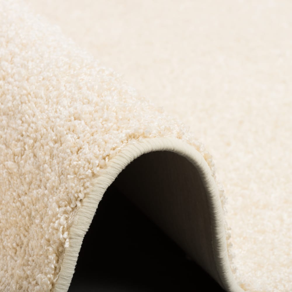 Tapis couloir uni crème 80x400 cm — vue 4