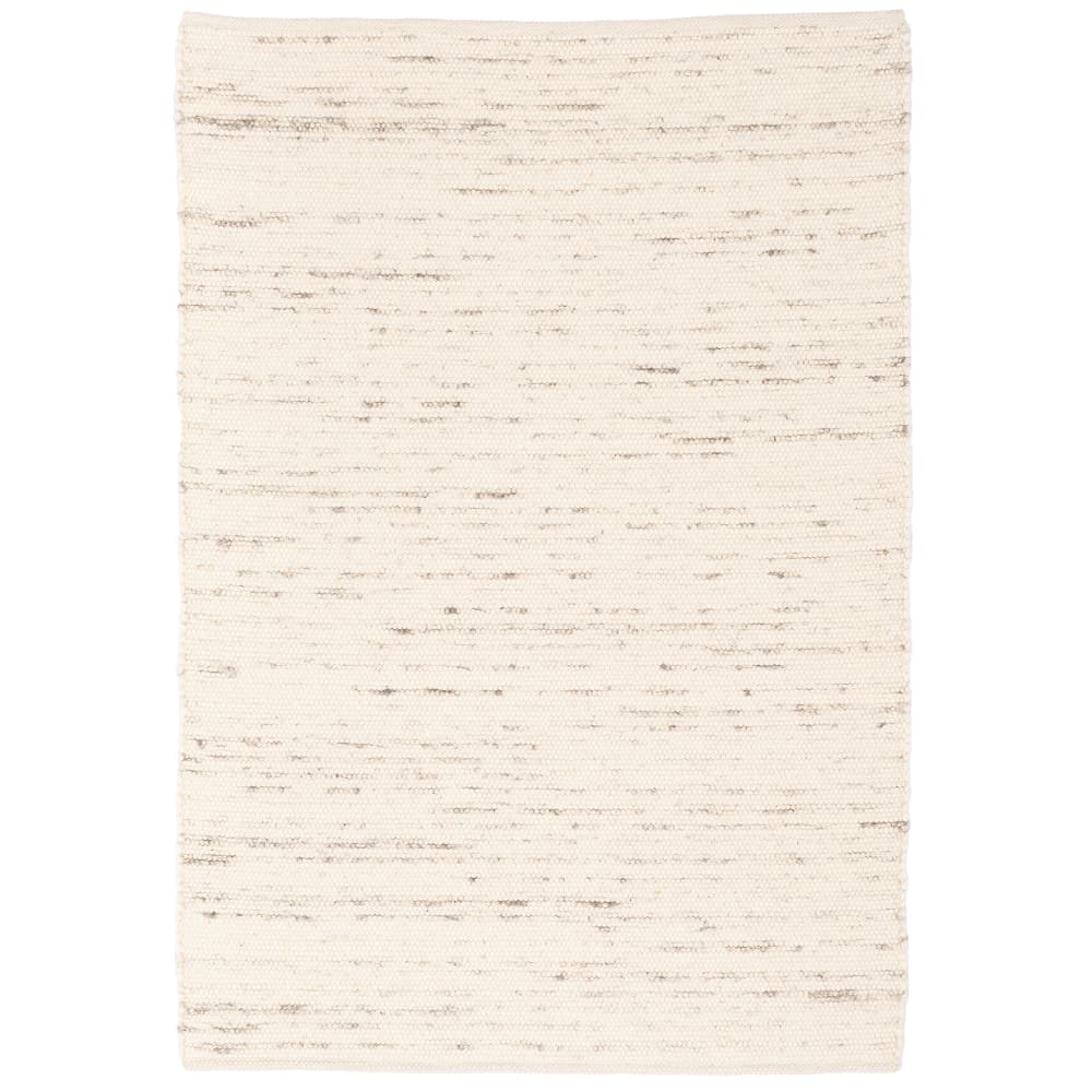 Tapis en laine naturel chiné gris 70x130 cm