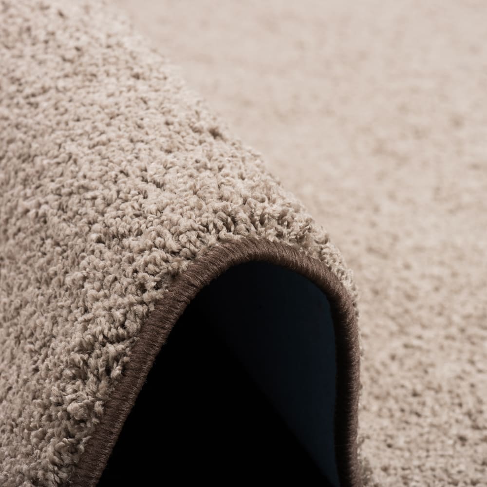 Tapis en velours à poils longs taupe 200x300 cm — vue 4