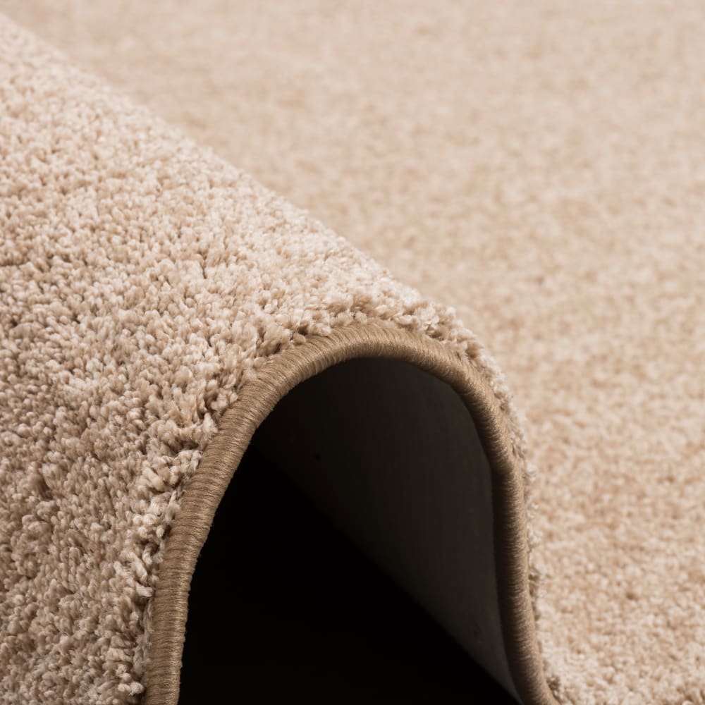 Tapis en velours à poils longs beige 80x200 cm — vue 4
