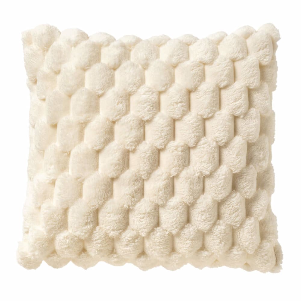 Housse de coussin blanche 45x45 cm