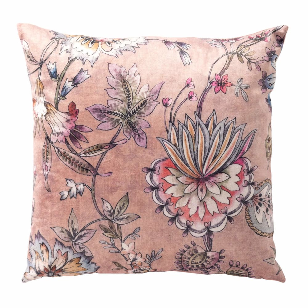 Housse de coussin rose 45x45 cm