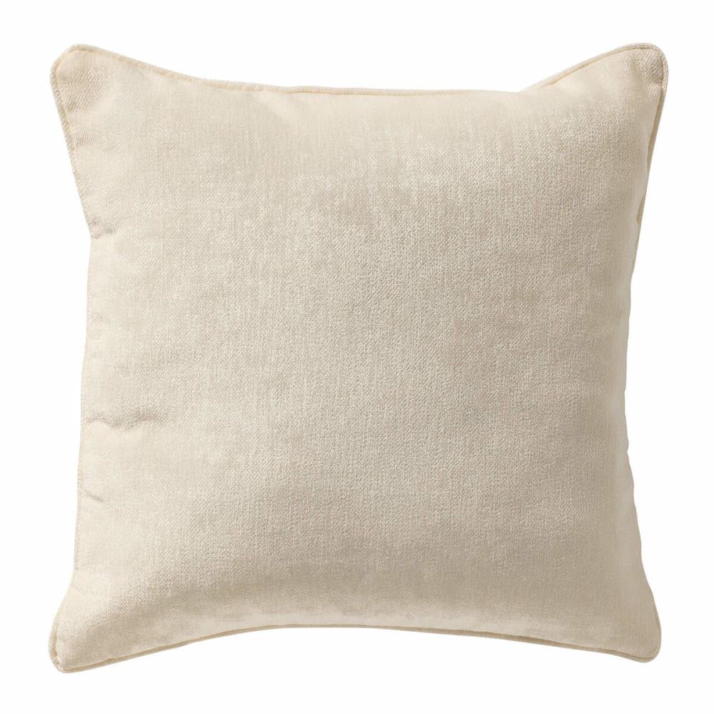 coussin blanche 45x45 cm