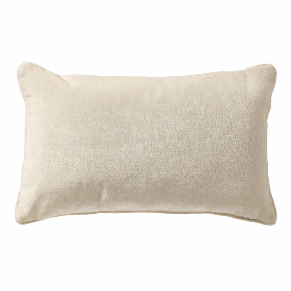 coussin blanche 30x50 cm