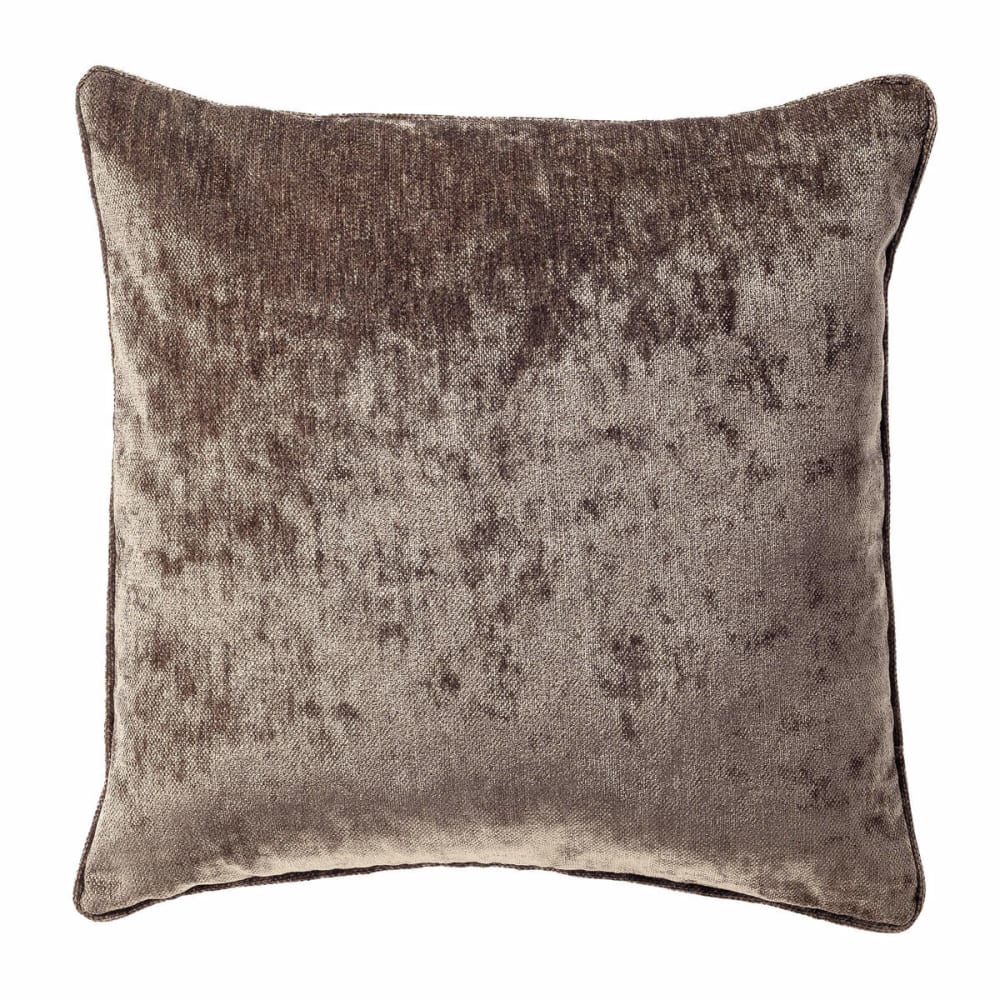 Housse de coussin marron 45x45 cm