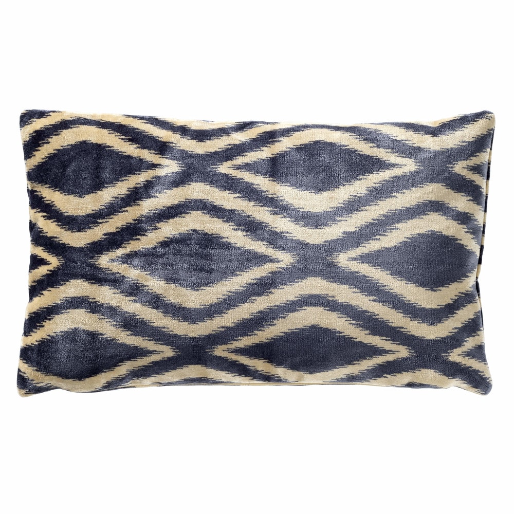 coussin bleu 30x50 cm