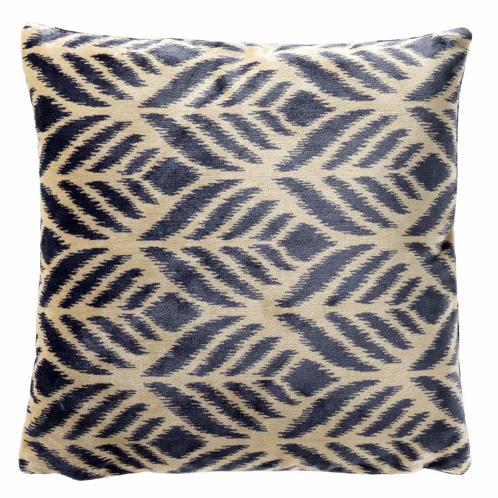 coussin bleu 45x45 cm