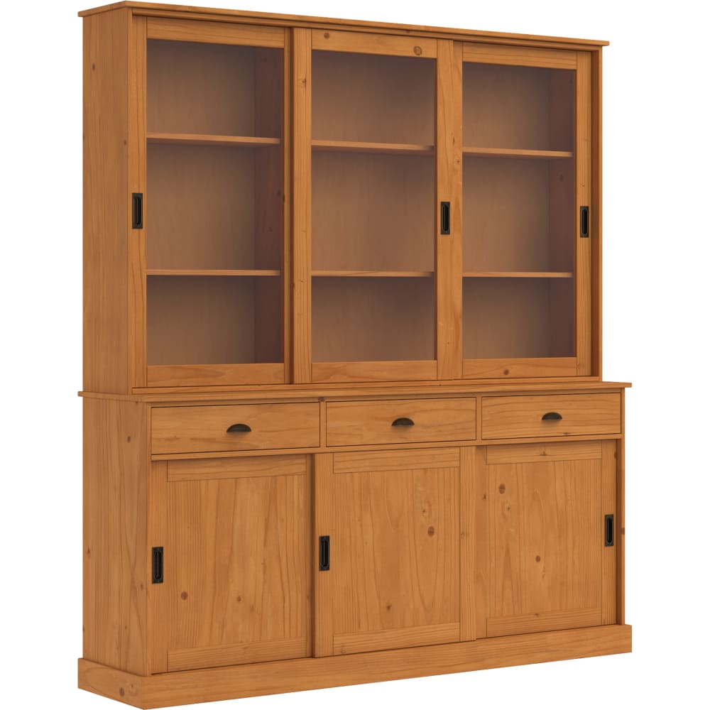 Buffet avec 6 portes - pin