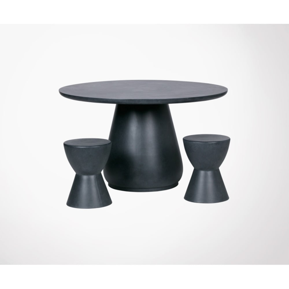 Tabouret de jardin design 35x35x45cm