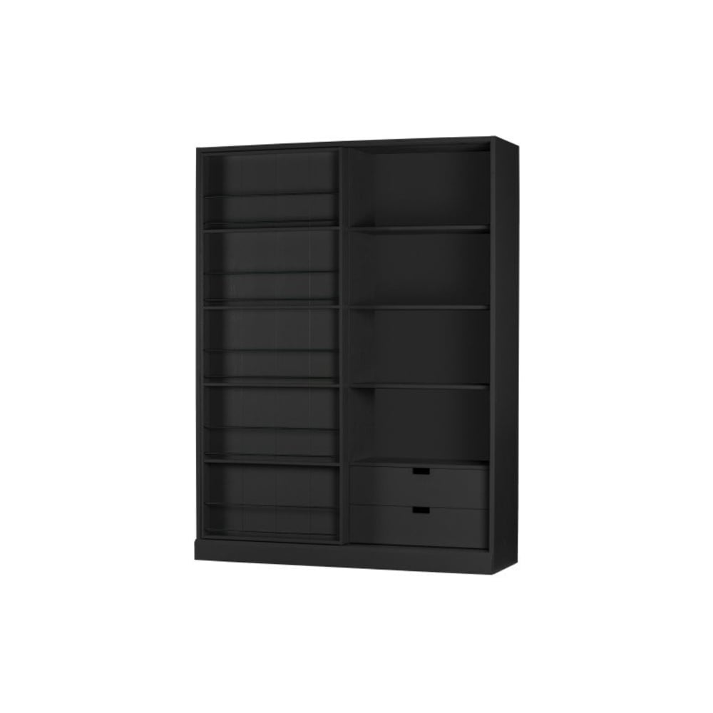 Grande armoire à portes coulissantes en bois 150x46.5x200cm