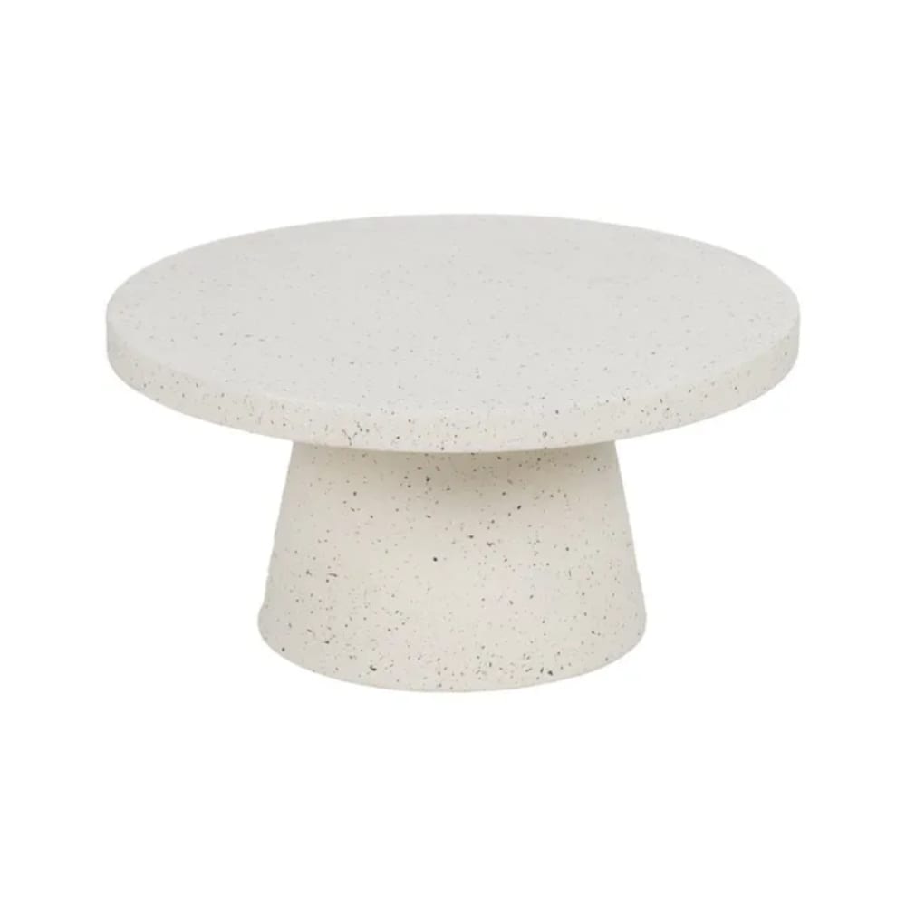 Table basse outdoor magnésium blanc 80x80x38cm