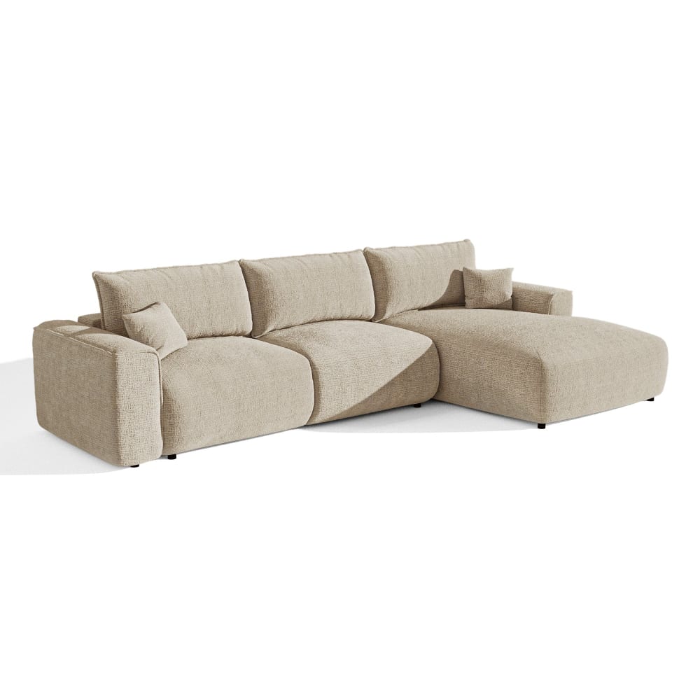 Canapé angle droit convertible
