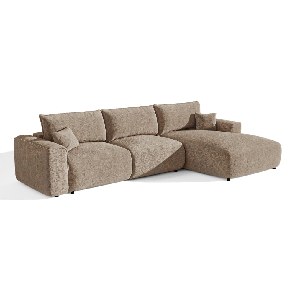 Canapé angle droit convertible