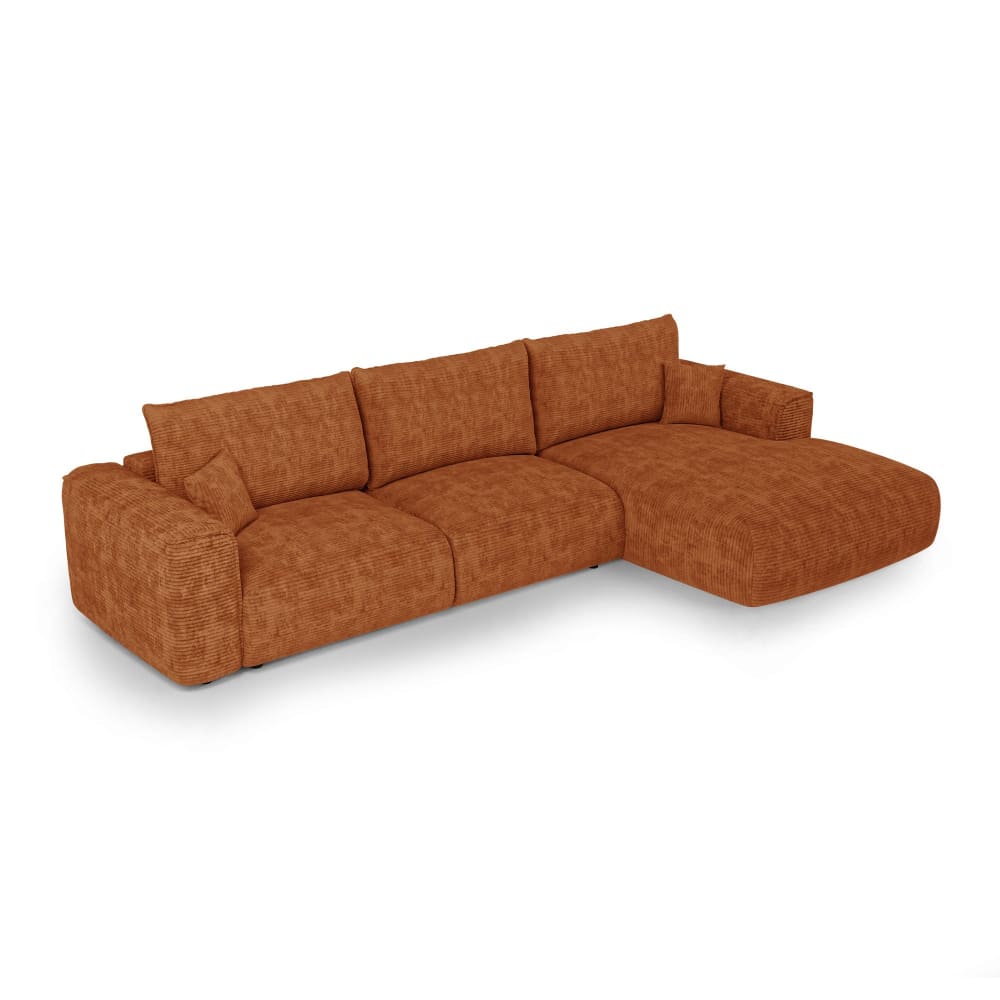 Canapé angle droit convertible - coffre