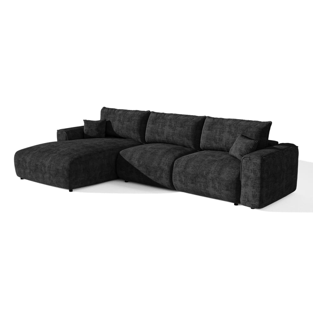 Canapé angle gauche - convertible coffre