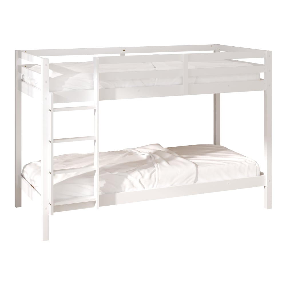 Etagenbett Weiß, ohne Matratze, 208 x 97 x 140cm - Maisons Du