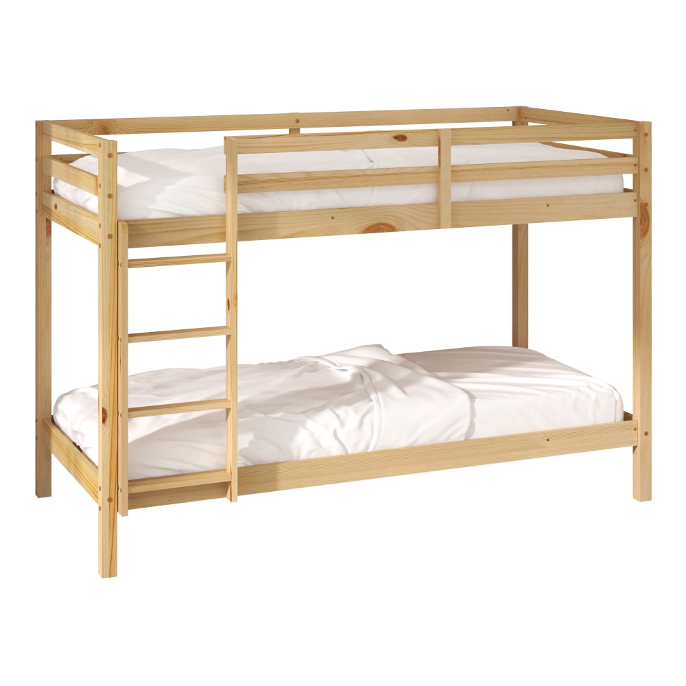 Etagenbett Beige, ohne Matratze, 208 x 97 x 140cm - Maisons Du