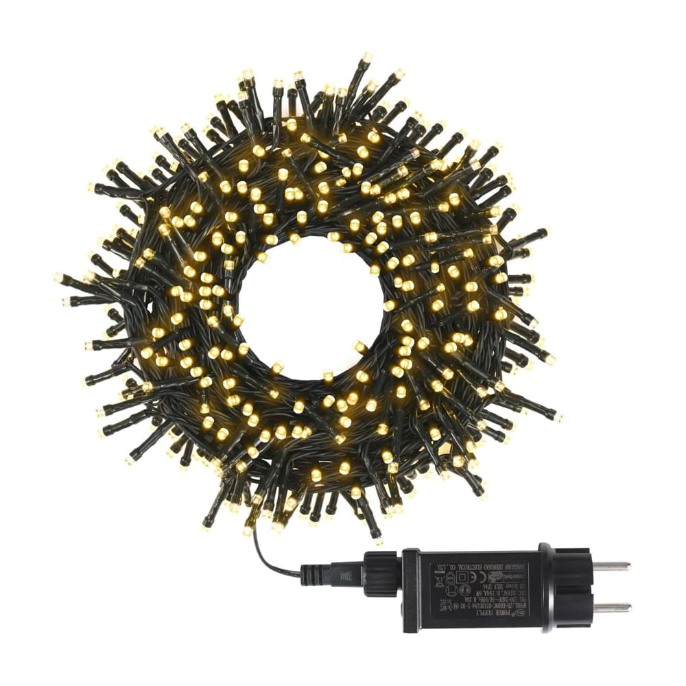 WellHome Guirnalda de luces led dorado