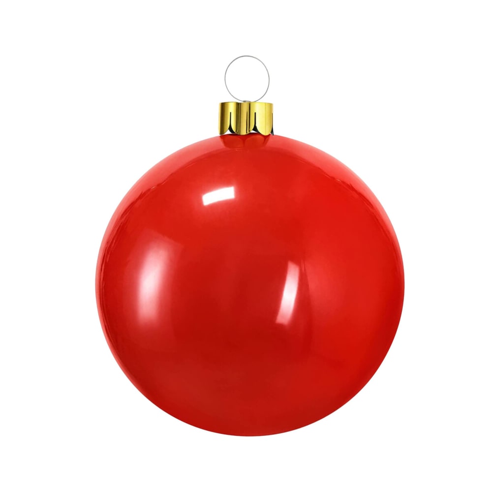 Bolas de navidad inflable rojo ø4,5cm