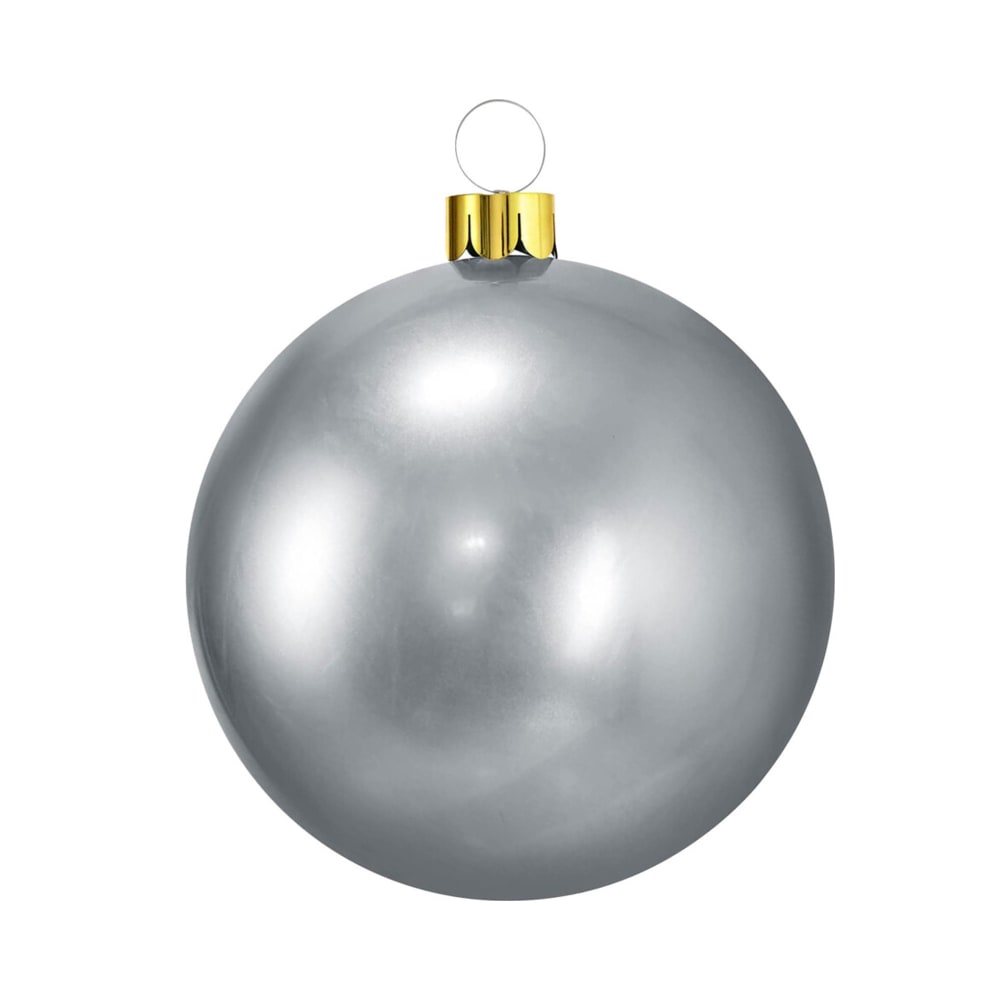Bolas de navidad inflable plata ø4,5cm
