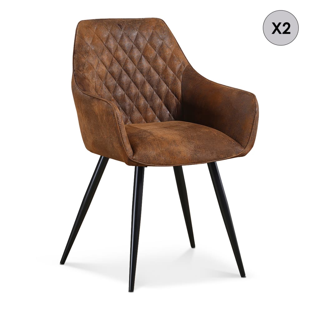 Lot de 2 chaises vintage