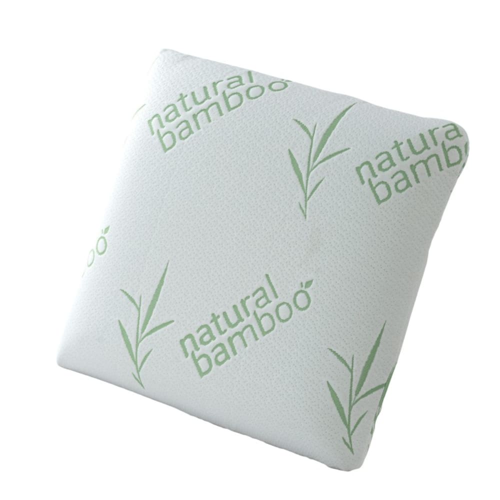 Reca Bedding Abnehmbares Memory-Schaum-Kopfkissen mit Mikroperforation 60×60 cm Weiß Pes - Polyester
